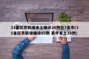 31省区市新增本土确诊26例在7省市(31省区市新增确诊57例 其中本土38例)