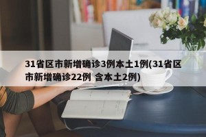 31省区市新增确诊3例本土1例(31省区市新增确诊22例 含本土2例)